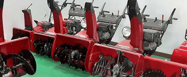 大型除雪機保管・点検・修理